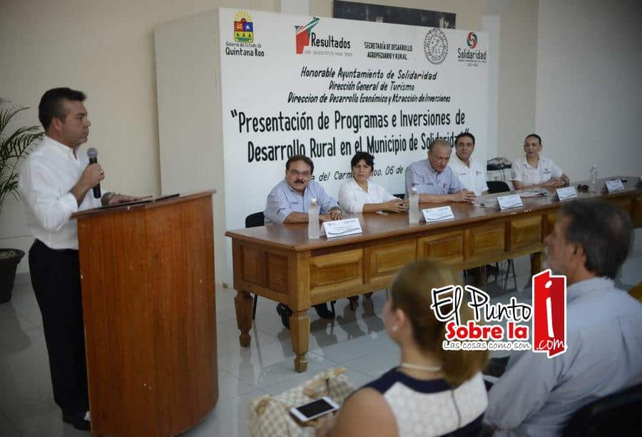 Mauricio Góngora comprometido con el desarrollo de los productores locales