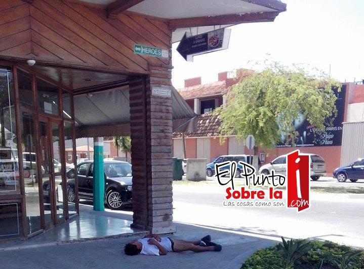 Por dormir en la Héroes, el “Médico” gano boleto para dormir en “el bote”