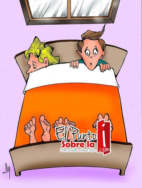 LUY: Cama cama para tres #caricatura