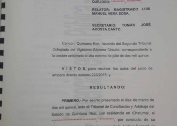 Ex trabajadores de FCP se desplazan a Cancún porque no han pagado finiquito