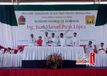 Rinde Juan Manuel Parra López su 2o Informe de Gobierno