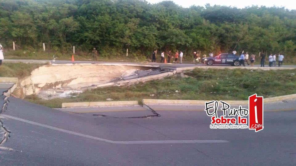 Detecta SCT más tramos carreteros de Q. Roo en situación de riesgo