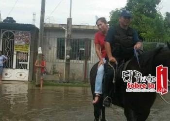 Bajan del caballo  a la China Gamboa