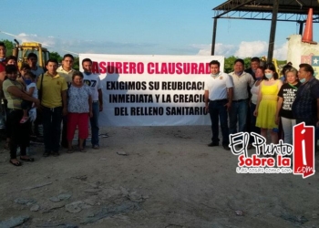 Clausuran perredistas basurero municipal