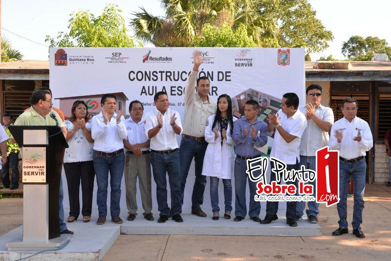 Construyen un aula más en la primaria “Plan de Ayala” en Señor FCP