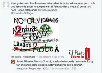 Por arropar la soberbia e incapacidad de Antonio Hoy Manzanilla, la SEyC puede tener problemas en tele-secundarias