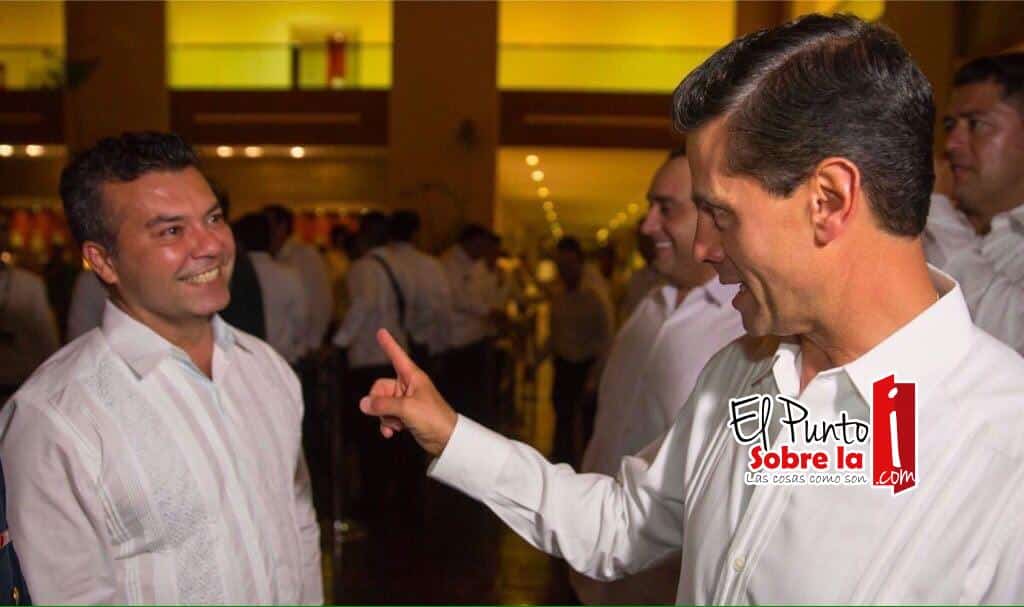 Enrique Peña Nieto, Roberto Borge Angulo y Mauricio Góngora de la mano por liderazgo en Riviera Maya