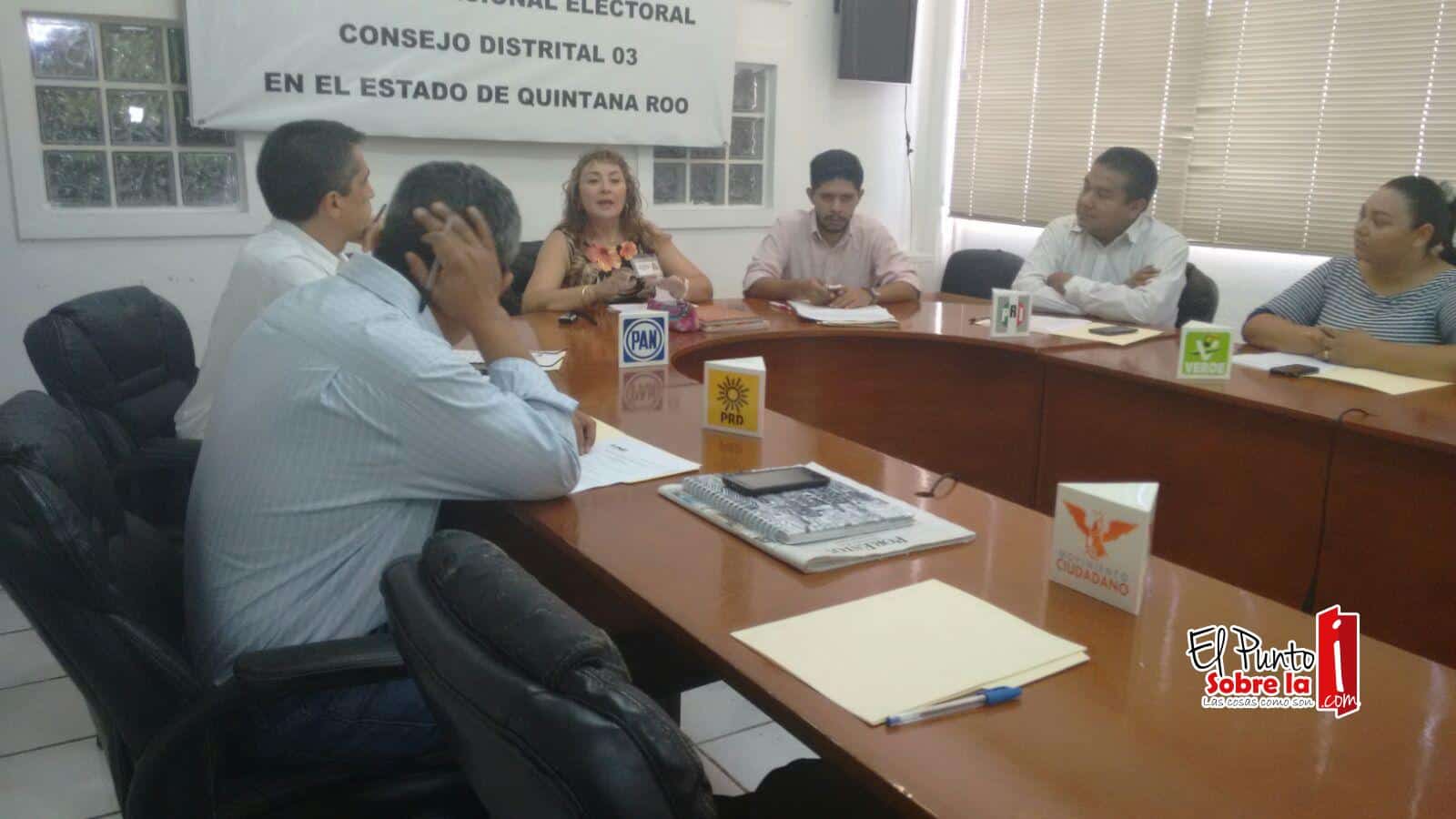 Presentarán partidos políticos observaciones por la distritación.
