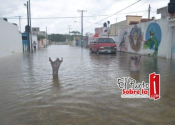 Más de 500 milímetros de agua cayó en sur de Quintana Roo
