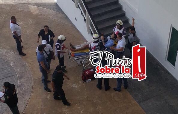 Baleado en plaza Vivendi en Cancún