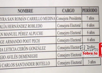 Filtran primer listado del Consejo General del Ople
