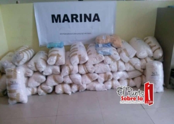 La armada de México detiene a una persona que transportaba en un vehículo más de 600 kilogramos de pseudoefedrina