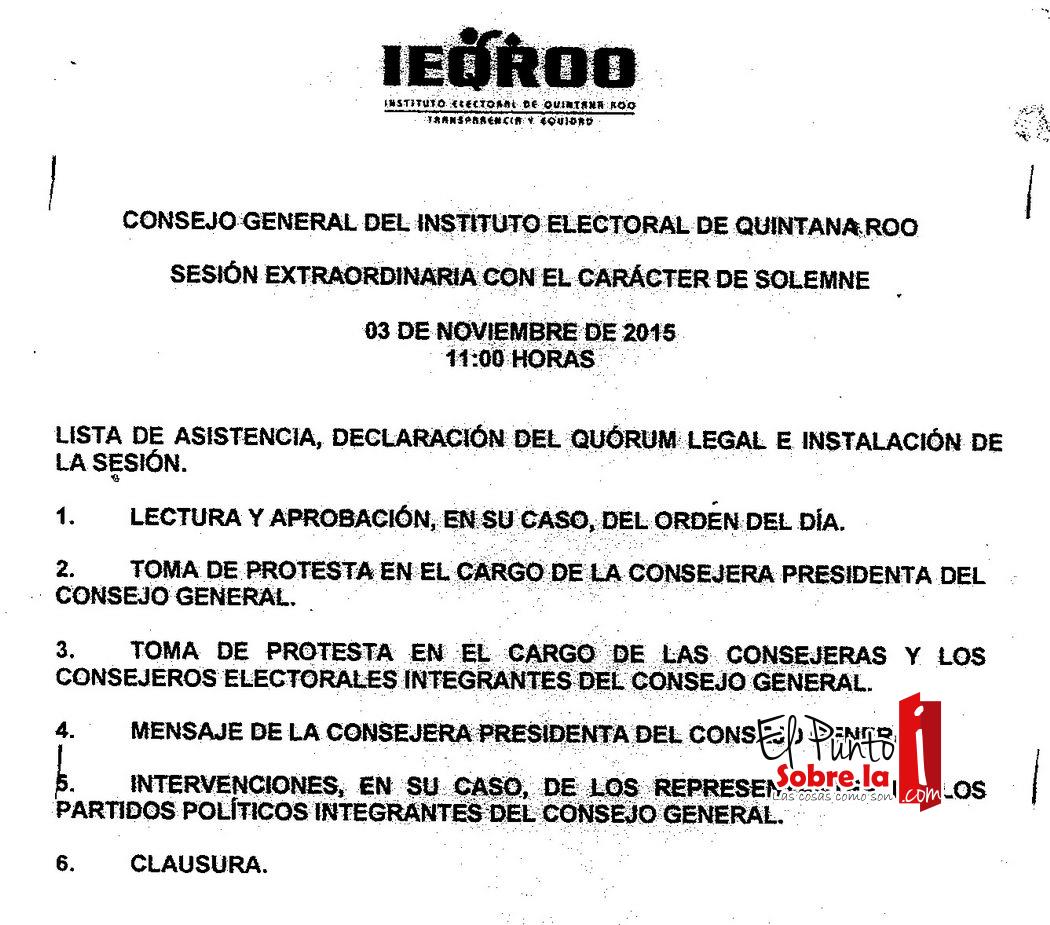 Rendirán protesta consejera presidenta y consejeras y consejeros electorales al frente del Ieqroo