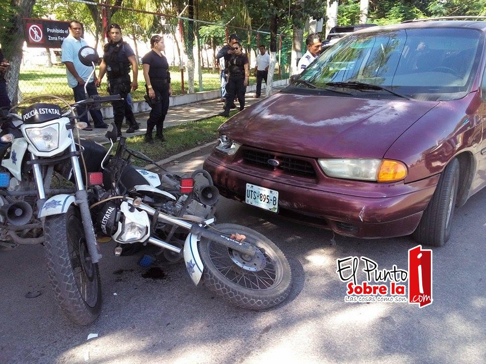 Normita les dio su “besito” a los agentes de tránsito