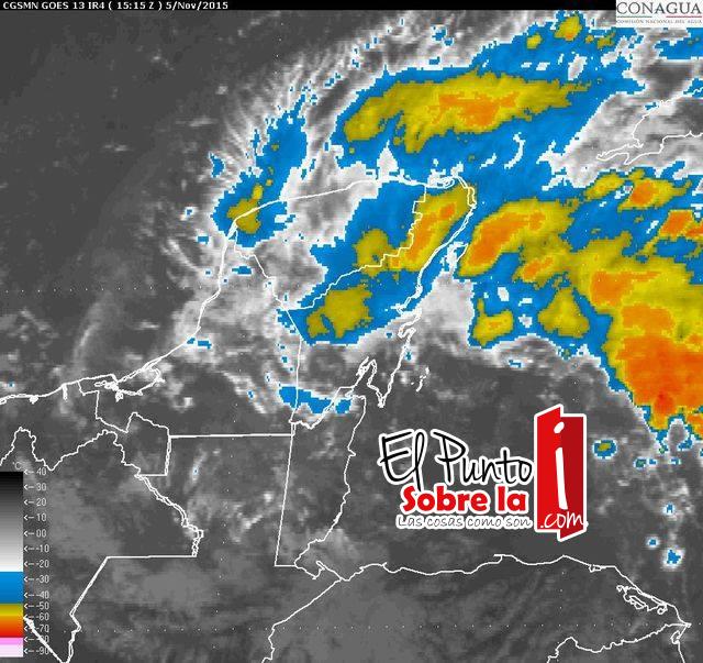 Lluvias para Chetumal las próximas 24 a 48  horas