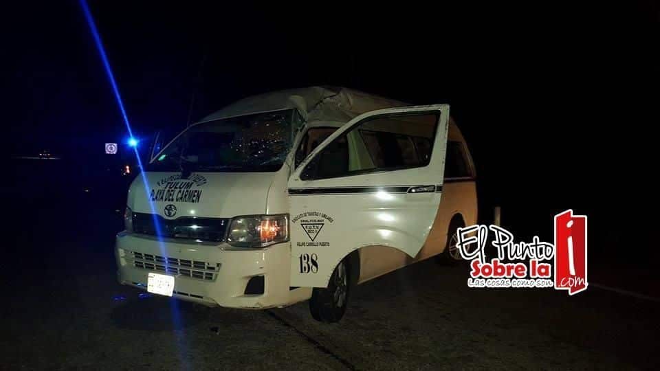 Y sigue la mata dando; otro choque en el tramo FCP-Tulum