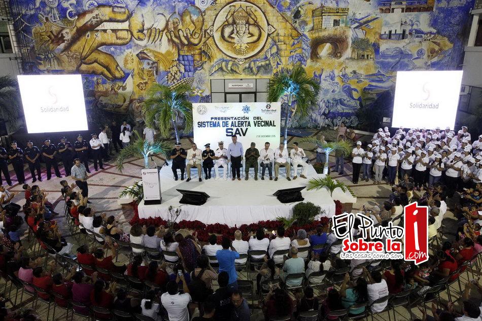 Entra en operación el Sistema de Alerta Vecinal en Solidaridad