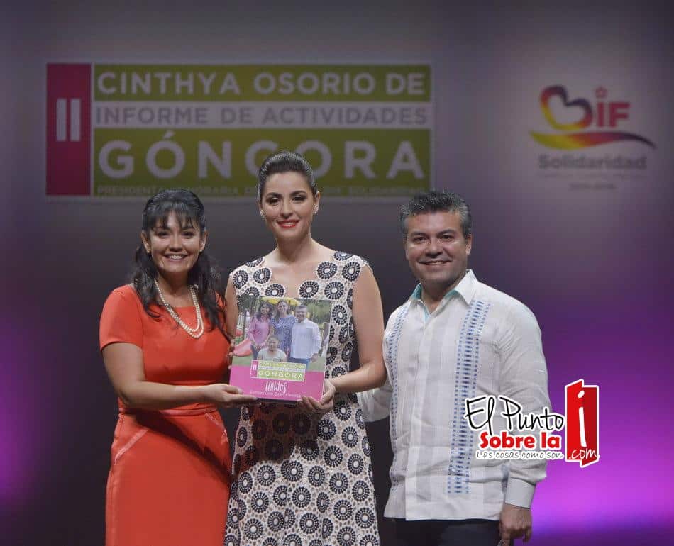Rinde su segundo informe de actividades Cinthya Osorio de Góngora