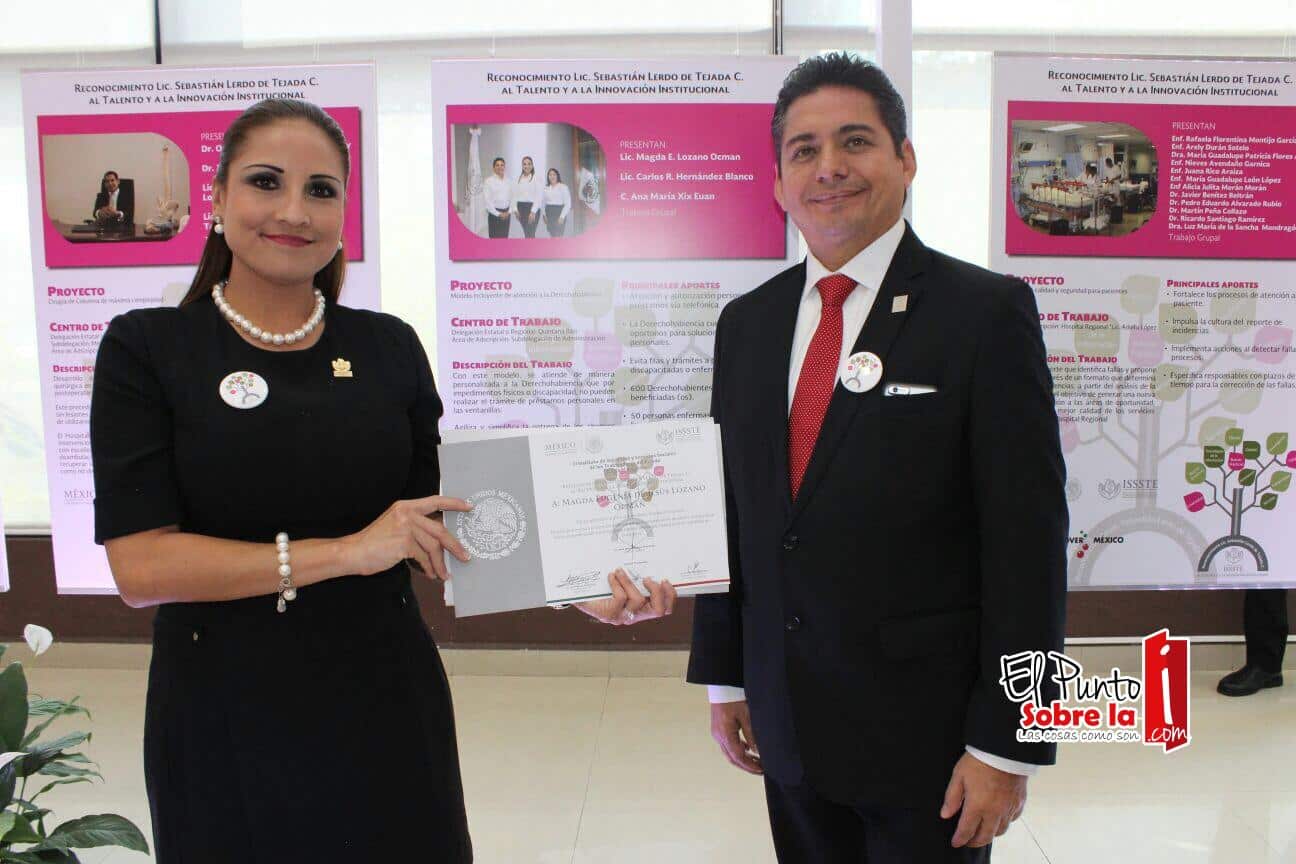 Otorgan reconocimiento a Magda Lozano Ocman