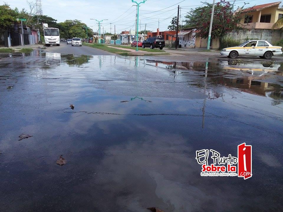 ¿Qué pasa aquí, porque tanta agua?