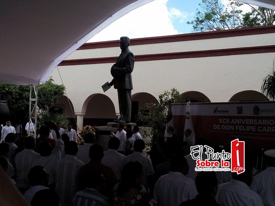Honran memoria a Don Felipe Carrillo Puerto