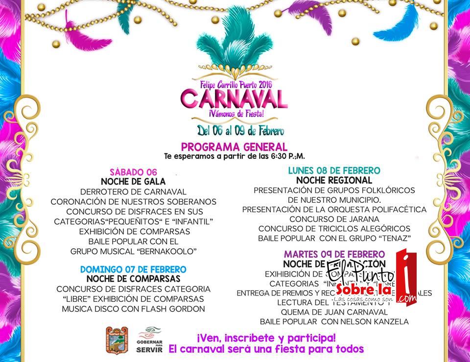 Presentan programa de Carnaval en FCP