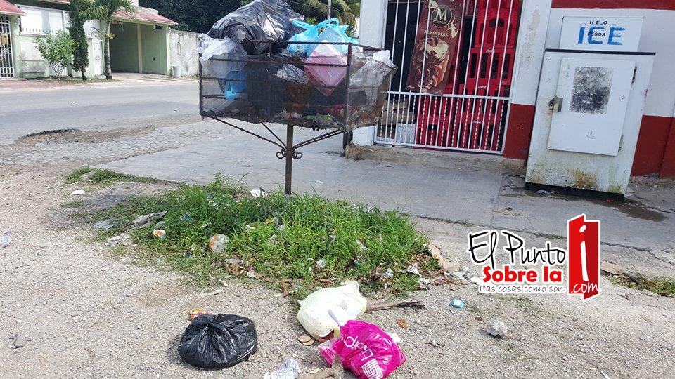 Fiestas decembrinas llenan de basura colonias de FCP