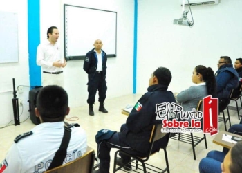 Capacita CDHEQROO a policías municipales del OPB