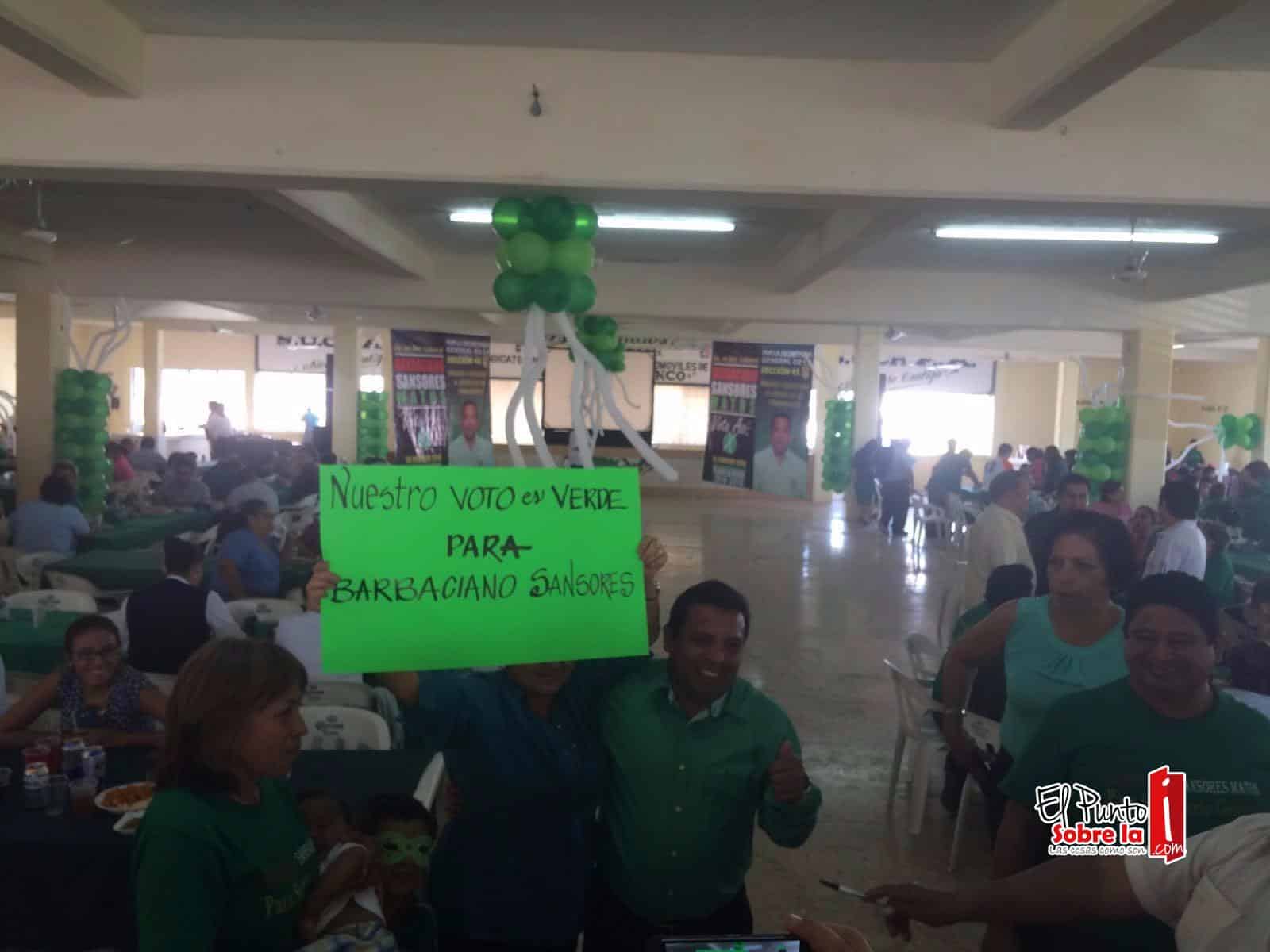 Con la Planilla Verde, Barbasiano va en busca de fortalecer al SNTSA