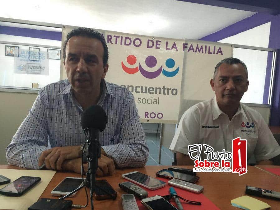 Presenta PES precandidatos a gobernador de Quintana Roo