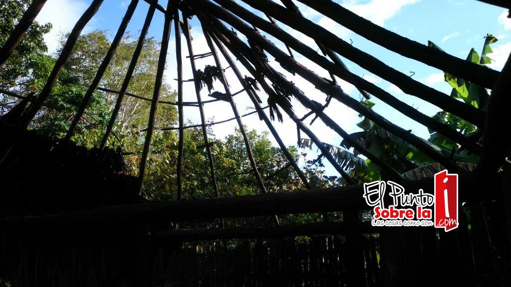 Joven ebrio “quema” vivienda en la comunidad de Tuzik