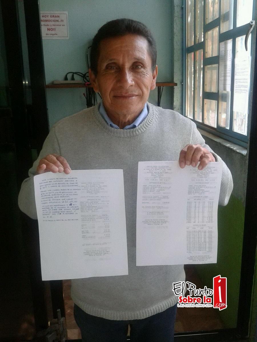 Denuncian otro excesivo abuso de la CFE