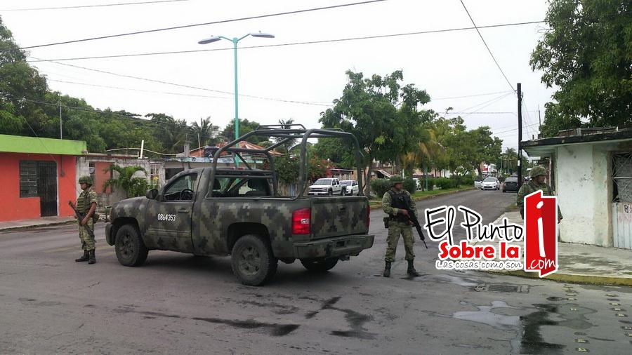 Militares catean domicilio ligado a la delincuencia