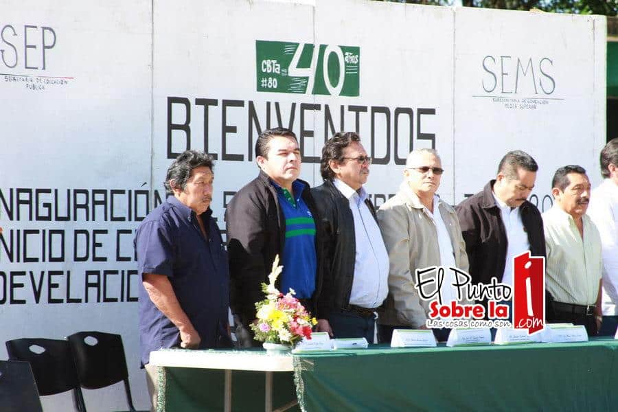CBTA 80 arranca ciclo escolar festejando su aniversario