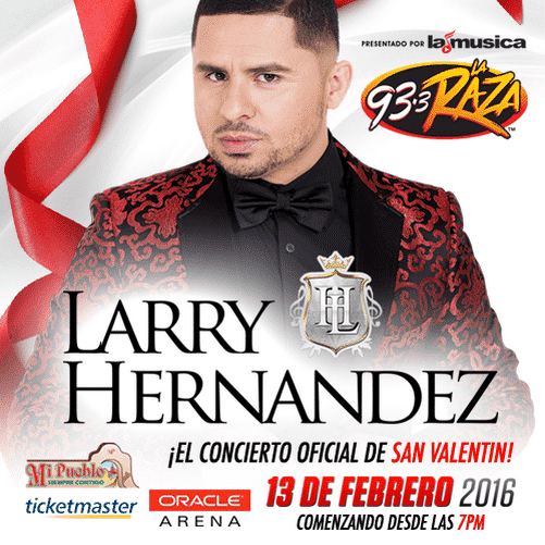 Larry Hernandez de regreso a san francisco, california en una presentación histórica en el día de San Valentin