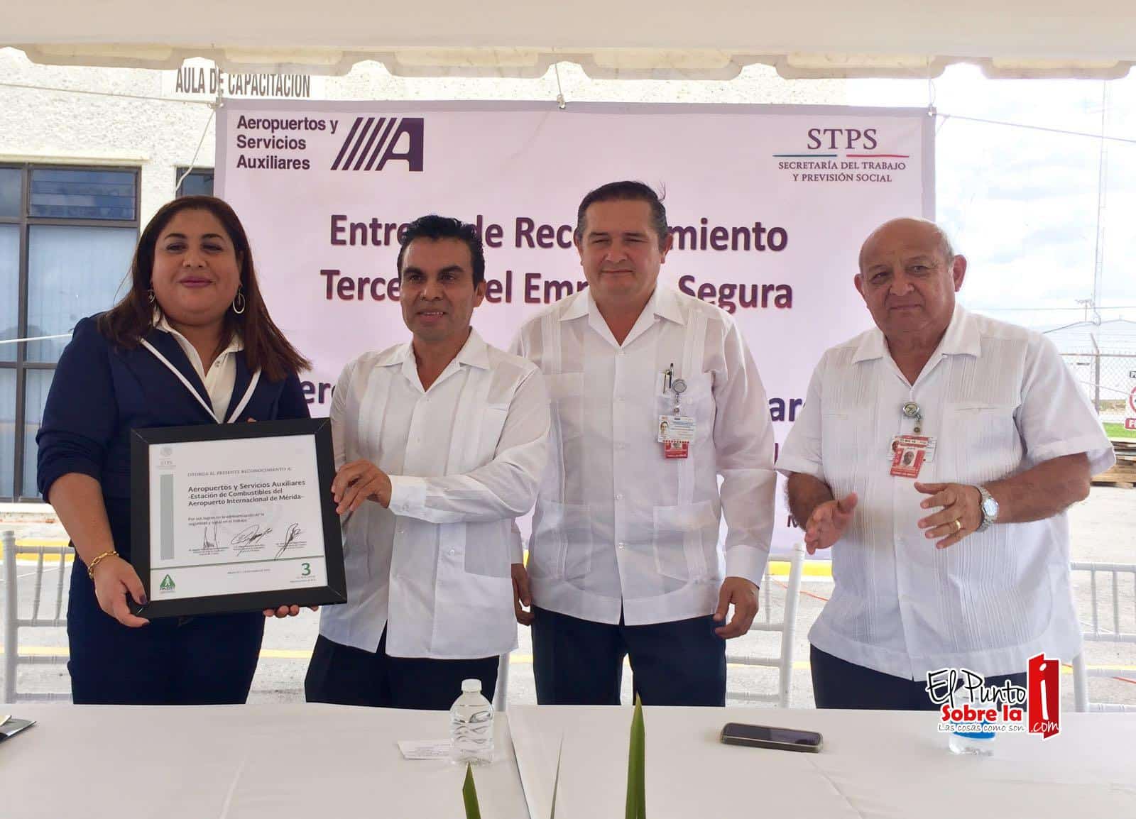 La estación de combustibles Mérida recibe el reconocimiento “Empresa Segura”