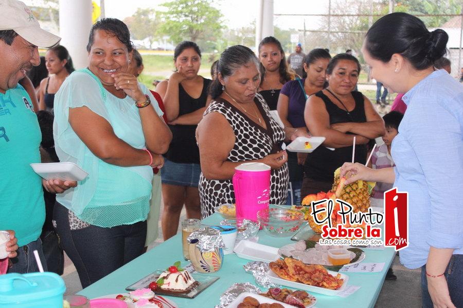 Realizan DIF bacalar concurso gastronómico en la comunidad “La Pantera”
