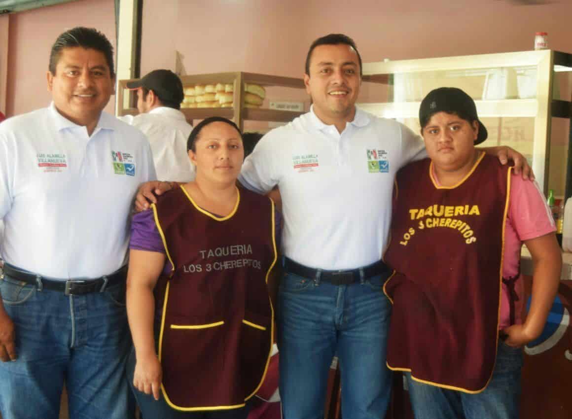 Garantiza Luis Alamilla Villanueva apoyo para los pequeños empresarios