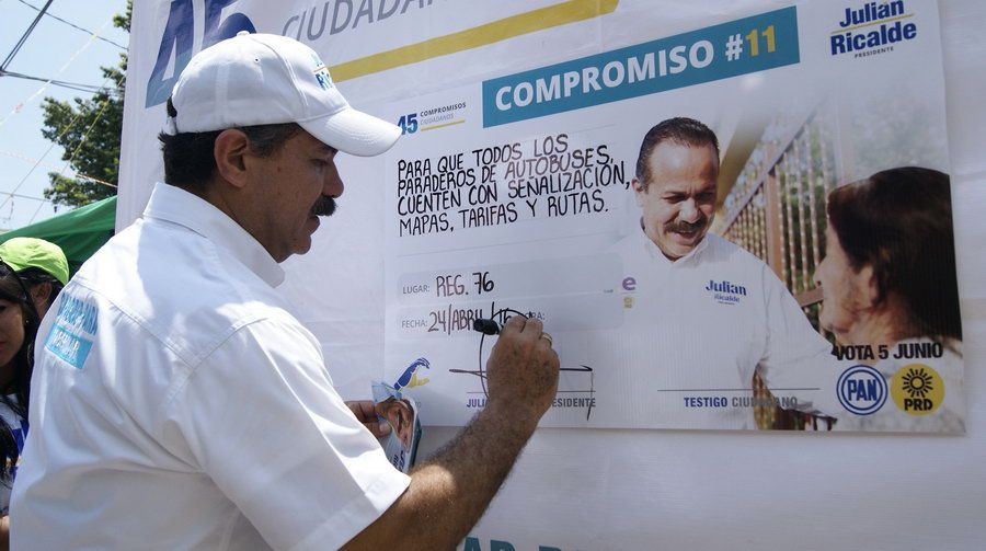 Patenta Julián Ricalde su compromiso por un transporte público ordenado
