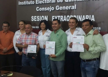 Bajan al primer candidato de UNE