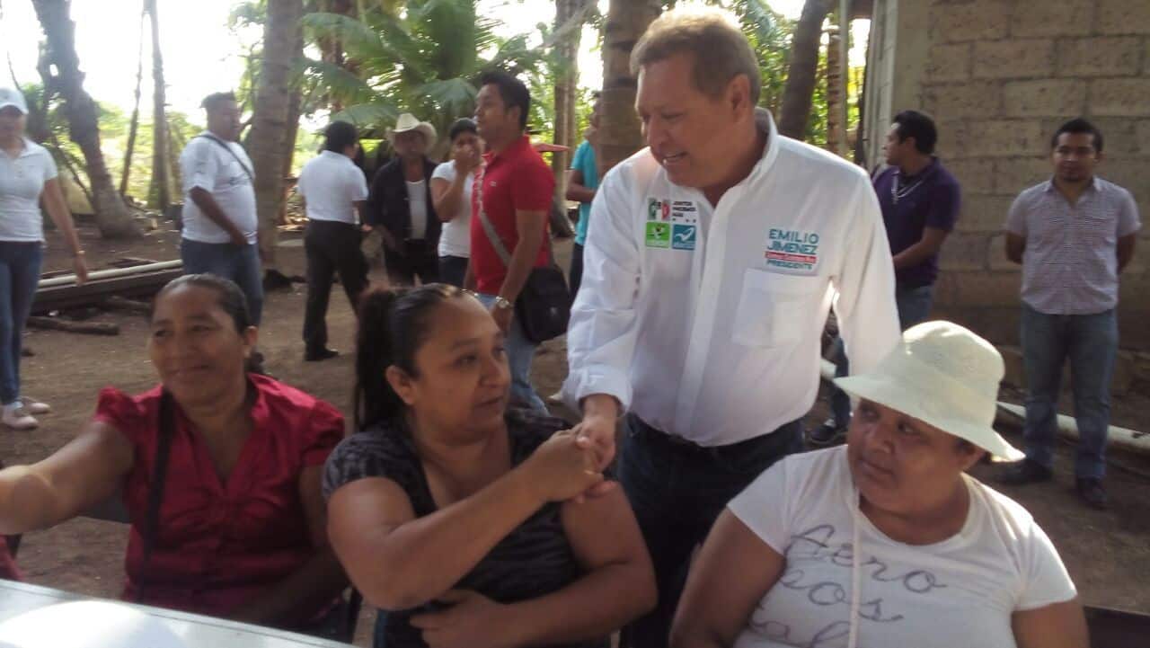 Emilio Jiménez promete convertir de delegación en alcaldía a Chiquilá