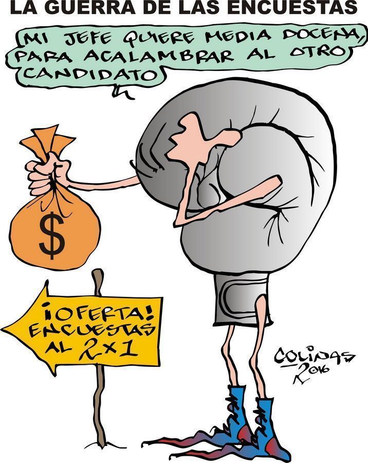 COLINAS: La guerra de las encuestas