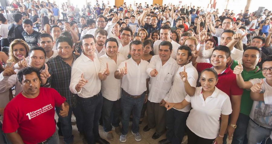 Vamos a construir el futuro de Quintana Roo con la juventud: Mauricio Góngora
