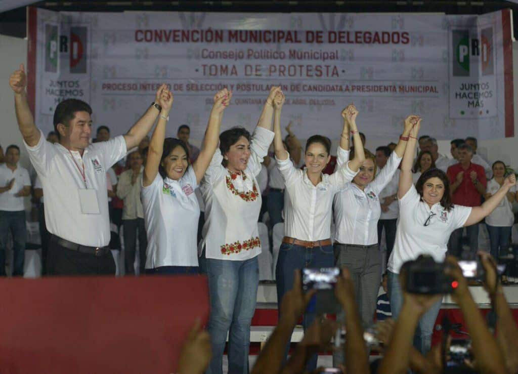 Avalan priistas candidatura de Gina Ruiz para Cozumel