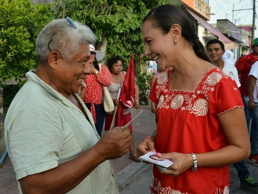 Vida digna para adultos mayores en OPB, refrenda Arlet Mólgora