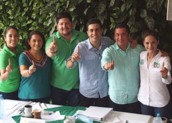 El PVEM y sus candidatos, suman fuerzas en Cozumel