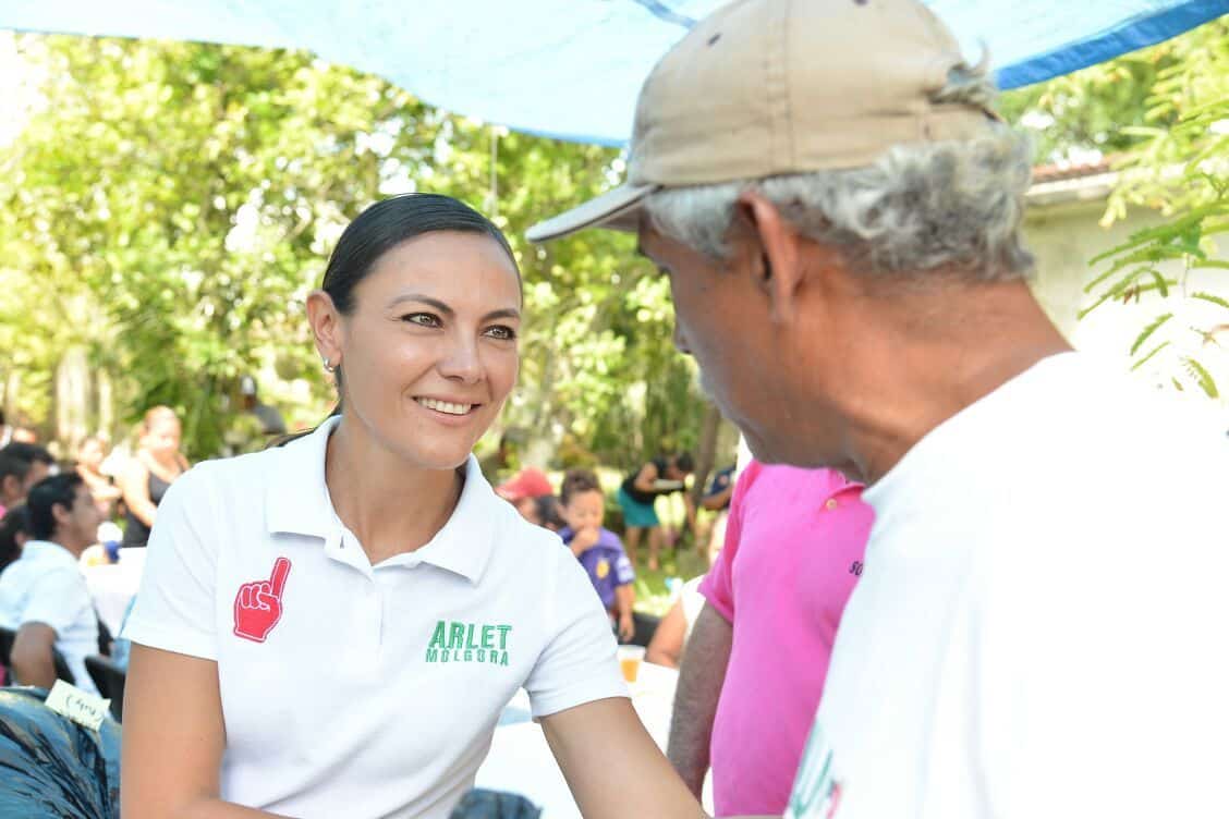 Gobierno cercano y eficiente en OPB, promete Arlet Mólgora