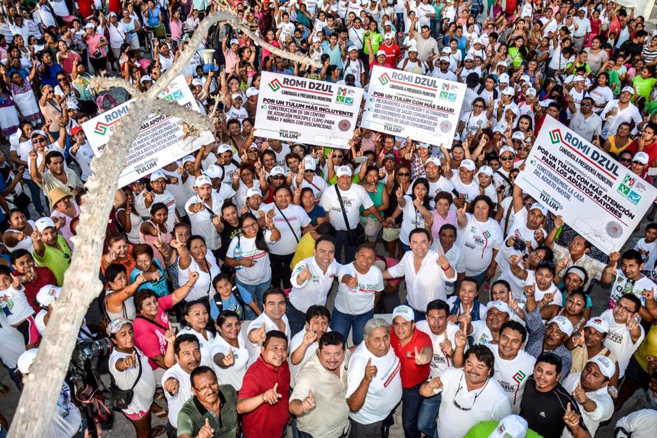 Augura PRI Tulum un 2 a 1 a favor de Romi Dzul