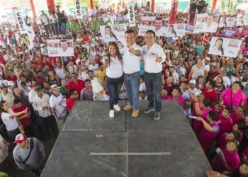 Acuden miles a los cierres de campaña de Mauricio Góngora en Tulum y Puerto Morelos