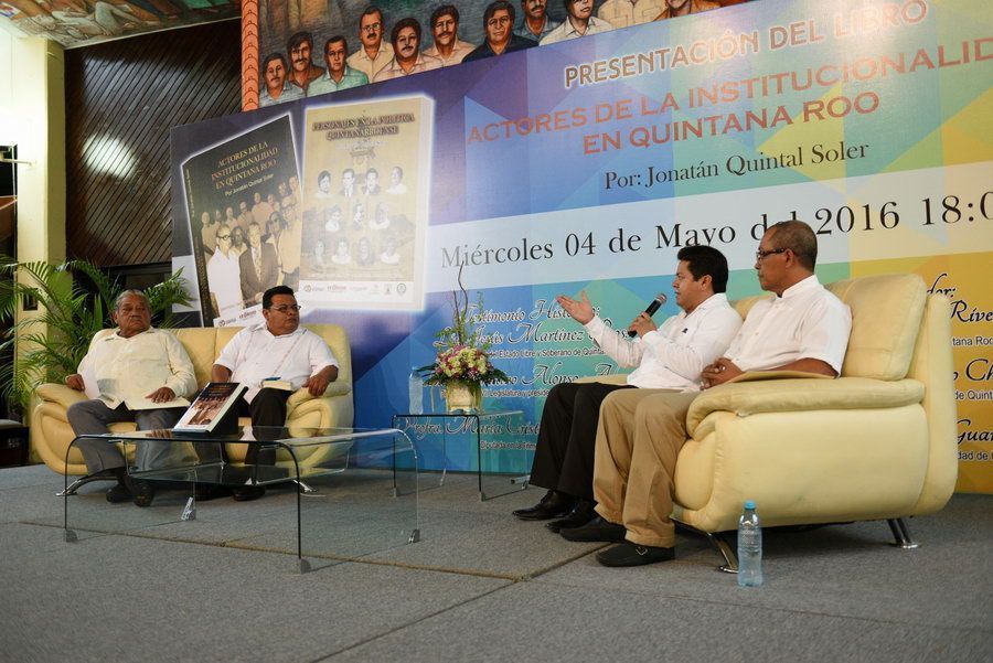 Presentan el libro Autores de la Institucionalidad en Quintana Roo